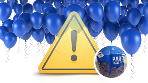 Globos HAZA con nitrosamina,sustancia cancerígena